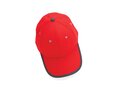 Impact AWARE™ Brushed rcotton 6 panel contrast cap 280gr 28