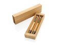 FSC® bamboo modern pen set in box 6