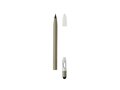 Aluminum inkless pen with eraser 23