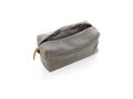 Canvas toiletry bag PVC free 18