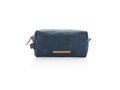 Canvas toiletry bag PVC free 11