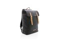 Canvas laptop backpack PVC free 6