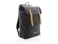 Canvas laptop backpack PVC free