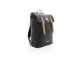 Canvas laptop backpack PVC free