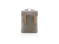 Canvas laptop backpack PVC free 3