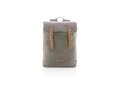 Canvas laptop backpack PVC free 3