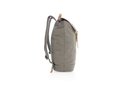 Canvas laptop backpack PVC free 4