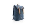 Canvas laptop backpack PVC free 12