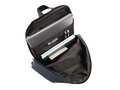 Smooth PU 15.6"laptop backpack 17