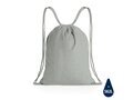 Impact AWARE™ Recycled cotton drawstring backpack 145g 4