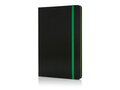 Deluxe hardcover A5 notebook with coloured side 18
