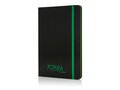 Deluxe hardcover A5 notebook with coloured side 23