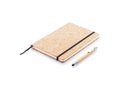 A5 notebook with bamboo pen including stylus 7