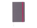 Deluxe fabric notebook with coloured side 23