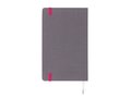 Deluxe fabric notebook with coloured side 24