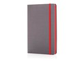 Deluxe fabric notebook with coloured side 16