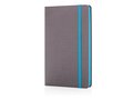 Deluxe fabric notebook with coloured side 20