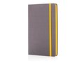 Deluxe fabric notebook with coloured side 10