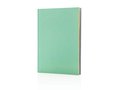 Deluxe fabric 2-in-1 A5 notebook ruled & plain 15