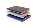 Deluxe fabric 2-in-1 A5 notebook ruled & plain 20