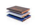 Deluxe fabric 2-in-1 A5 notebook ruled & plain 21