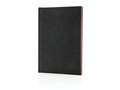 Deluxe fabric 2-in-1 A5 notebook ruled & plain