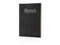 Deluxe fabric 2-in-1 A5 notebook ruled & plain 6