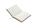Deluxe fabric 2-in-1 A5 notebook ruled & plain 10