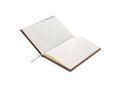 Deluxe fabric 2-in-1 A5 notebook ruled & plain 10