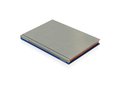 Deluxe fabric 2-in-1 A5 notebook ruled & plain 2