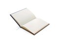 Deluxe fabric 2-in-1 A5 notebook ruled & plain 3