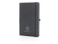 Recycled leather hardcover notebook A5 8