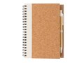 Cork spiral notebook with pen 11