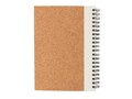 Cork spiral notebook with pen 12