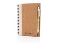 Cork spiral notebook with pen 14