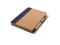 Cork spiral notebook with pen 16