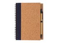 Cork spiral notebook with pen 17