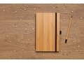 FSC® bamboo notebook and infinity pencil set 6