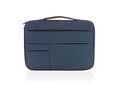 Smooth PU 15.6" laptop sleeve with handle 11
