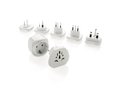 Earthed world travel adapter set