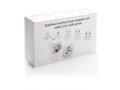 Earthed world travel adapter set with USB ports 1