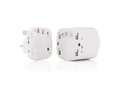 Earthed world travel adapter set with USB ports 8