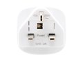 Earthed world travel adapter set with USB ports 5