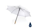 27" Impact AWARE™ RPET 190T auto open bamboo umbrella