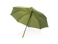 27" Impact AWARE™ RPET 190T auto open bamboo umbrella 3