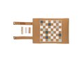 Britton cork foldable backgammon and checkers game set 7