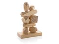 Ukiyo Crios wooden balancing rocks in pouch 1