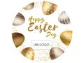 Biodegradable gift cup with 200 grams of mixed Easter eggs 2