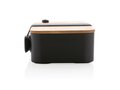 PP lunchbox with bamboo lid & spork 3