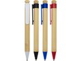 Rattan bamboo and recycled plastic ballpoint pen (black ink)